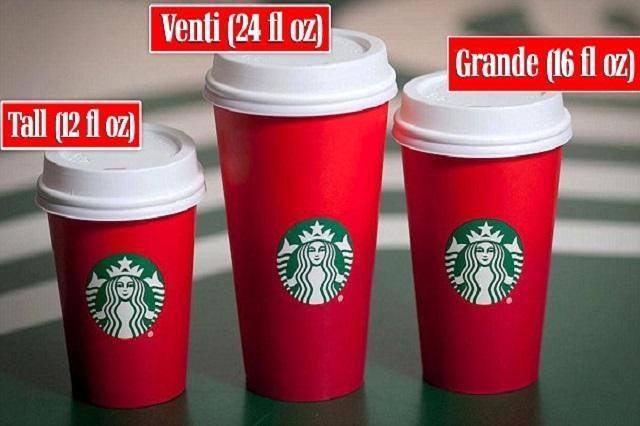 what language is starbucks drink sizes