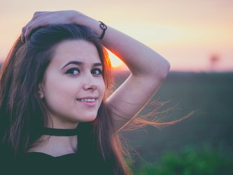 Girl with Beautiful Face