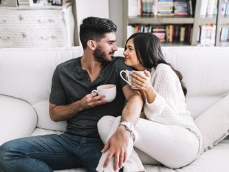 My husband handle stress