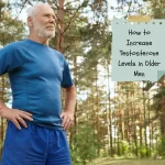 Fit older man smiling outdoors representing vitality and high testosterone levels.