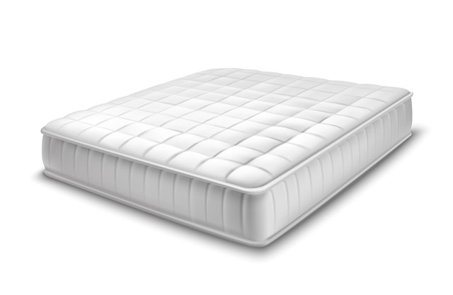 Double Mattress In Realistic Style