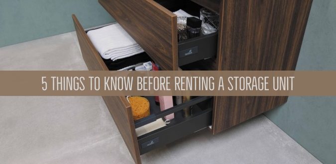 Renting a Storage Unit