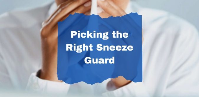 Right Sneeze Guard