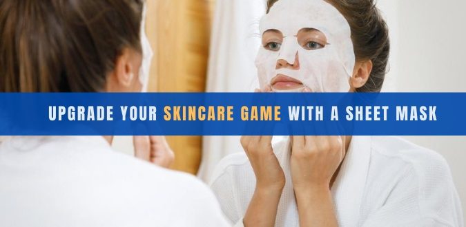 Skincare Game with a Sheet Mask